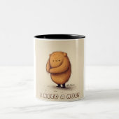 ハグマグが必要 ツートーンマグカップ (中央)