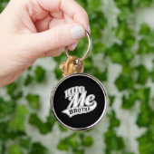 ハグミーブロサオンブラック キーホルダー (手)