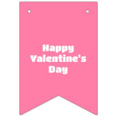 ハグミーラブミーピースサインヴィンテージレトロバレンタイン バンティングフラッグ (第2の旗)