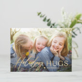 ハグモダンホリデー写真カードの送信 シーズンカード (スタンド正面)