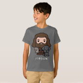 ハグリッドとファングのキャラクターアート Tシャツ (正面フル)