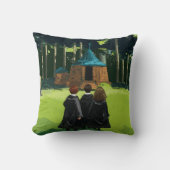 ハグリッドの小屋のハリー・ポッター™、ロン、ハーマイオニー クッション (正面)
