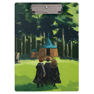 ハグリッドの小屋のハリー・ポッター™、ロン、ハーマイオニー クリップボード