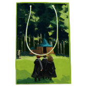 ハグリッドの小屋のハリー・ポッター™、ロン、ハーマイオニー ミディアムペーパーバッグ (正面)