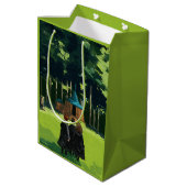 ハグリッドの小屋のハリー・ポッター™、ロン、ハーマイオニー ミディアムペーパーバッグ (裏面アングル)