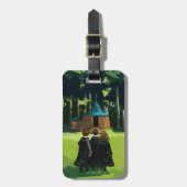 ハグリッドの小屋のハリー・ポッター™、ロン、ハーマイオニー ラゲッジタグ (正面縦)