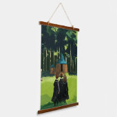ハグリッドの小屋のハリー・ポッター™、ロン、ハーマイオニー 吊り下げ型タペストリー (傾斜あり)