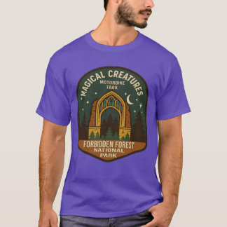 ハグリッドの魔法の生き物バイクアドベンチャーパッチ Tシャツ