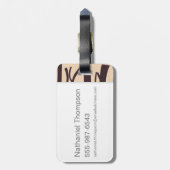 ハグリッド漫画キャラクターアート ラゲッジタグ (裏面縦)