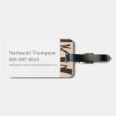 ハグリッド漫画キャラクターアート ラゲッジタグ (裏面横)