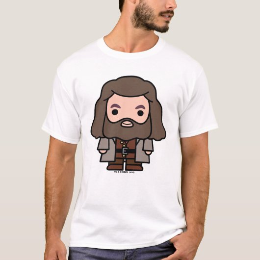 ハグリッド漫画キャラクターアート Tシャツ (正面)