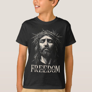 ハグヴィン・ドム・イエス・キリスト教・顔・王冠・神・家族C Tシャツ