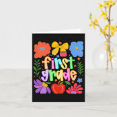 ハグヴィン 戻ってきた学校生活 小学校1年生 プレッピーティーチャーK カード (黄色い花)