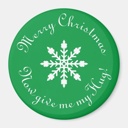 ハグ与えよ楽しい！ マグネット (正面)