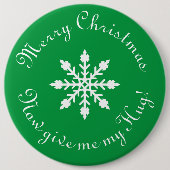 ハグ与えよ楽しい！ 缶バッジ (正面)