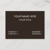 ハグ与えを掛けおもしろいる 名刺 (裏面)