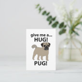 ハグ与えを掛けおもしろいる 名刺 (スタンド正面)