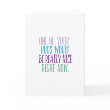 ハグ今すぐカード