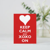 ハグ保とキスで落ち着く ポストカード (スタンド正面)