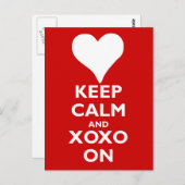 ハグ保とキスで落ち着く ポストカード (正面/裏面)