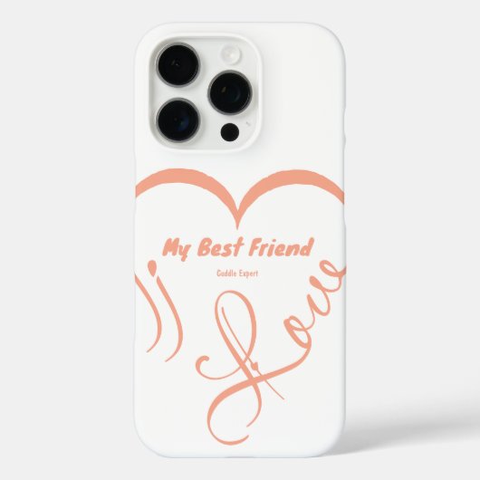 ハグ大好き・最高の友達 Case-Mate iPhoneケース (裏面)