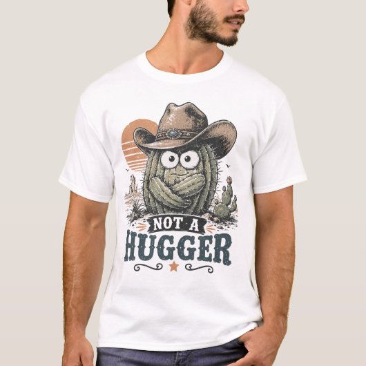 ハグ好きじゃないです Tシャツ (正面)