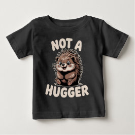 ハグ好きじゃないヤマアラシ ベビーTシャツ