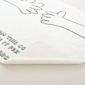 ハグ毛布 – my BBO シェルパブランケット (3/4)