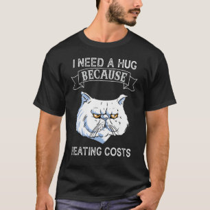ハグ猫ハグ暖房費 Tシャツ