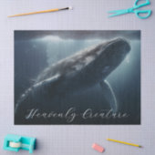 ハグ素晴らしクジラ 薄葉紙 (クラフト)