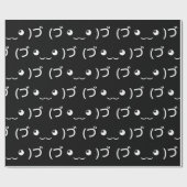 ハグ絵文字(づ◕ ◕‿)づ香日本の文字ラップ ラッピングペーパー (フラット)