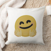 「ハグ絵文字」 クッション (ブランケット)