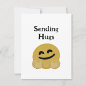 「ハグ絵文字」 ノートカード (正面)
