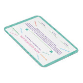 ハグ証明書の良い振る舞いマナー賞 マグネット (右側)