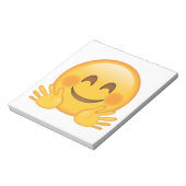 ハグ顔 – 絵文字 ノートパッド (回転)