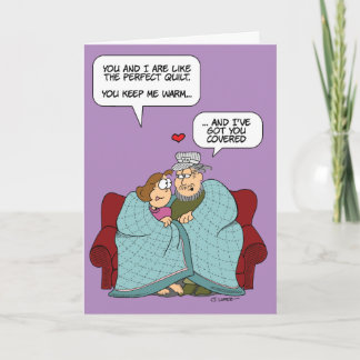 ハグ アンダーザ クイル - バイ・ザ・ヤード® - バレンタイン カード