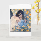 ハグ・アンド・キス、ジェシー・ウィルコック・スミス カード (黄色い花)