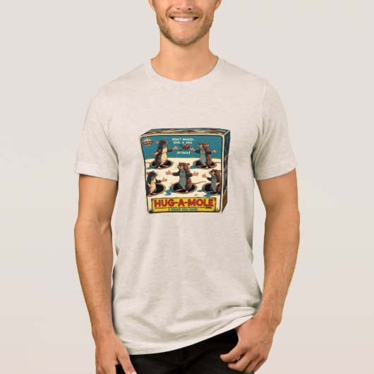 ハグ・ア・モール (架空のゲーム) トライブレンドＴシャツ (正面)
