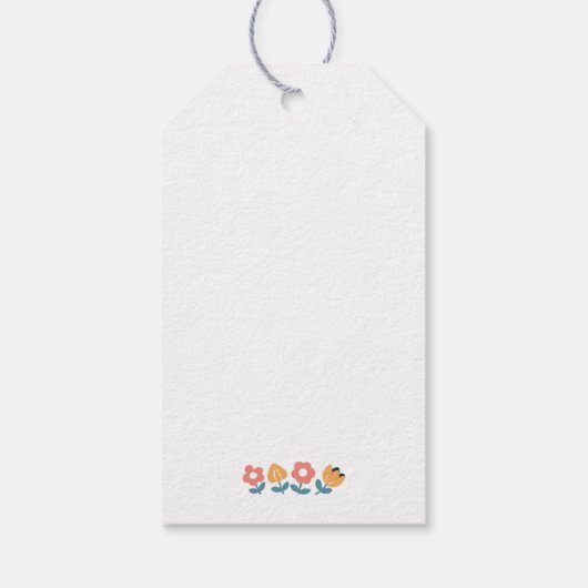 ハグ、ウェットノーズ、春ビベス – よくはしゃぐ Pet ギフトタグ (裏面)