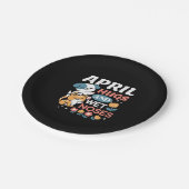 ハグ、ウェットノーズ、春ビベス – よくはしゃぐ Pet ペーパープレート (アングル)