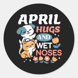 ハグ、ウェットノーズ、春ビベス – よくはしゃぐ Pet ラウンドシール