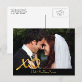 ハグ&キスありがとう ポストカード (正面/裏面)