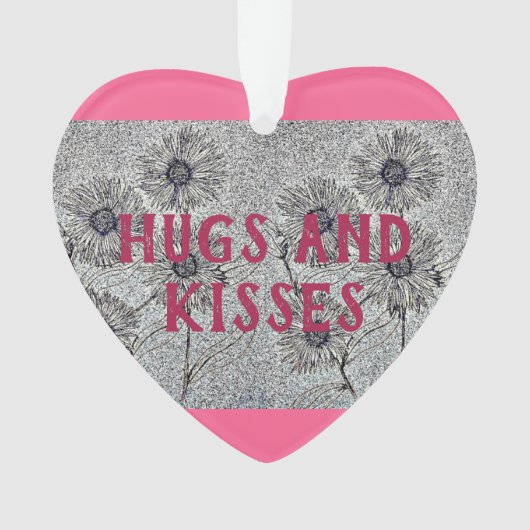 ハグ&キスアクリルオーナメント オーナメント (正面)