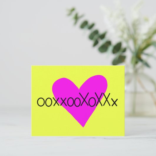 ハグ。キスキス。 ポストカード (スタンド正面)