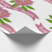 ハグ&キスギフトラッピング紙 ラッピングペーパー (角)