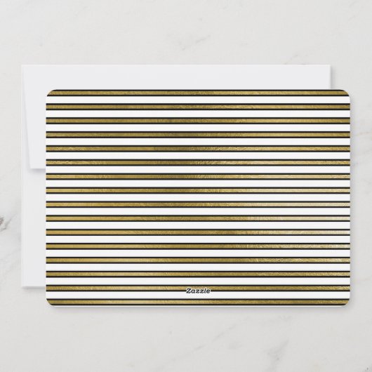 ハグ&キスゴールドフォイルバレンタインデーの写真 シーズンカード (裏面)