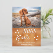 ハグ&キスハートバレンタインデーの写真 シーズンカード (スタンド正面)