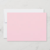 ハグ&キスピンク白モダンはっきりしたタイポグラフィ (裏面)