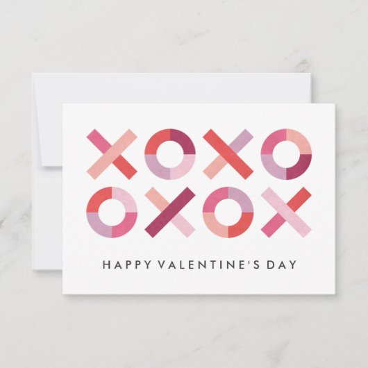 ハグ+キス教室バレンタイン – 赤面 招待状 (正面)