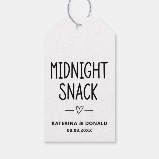 ハグ&キス結婚ズ |ブライダルシャワー ギフトタグ (裏面)